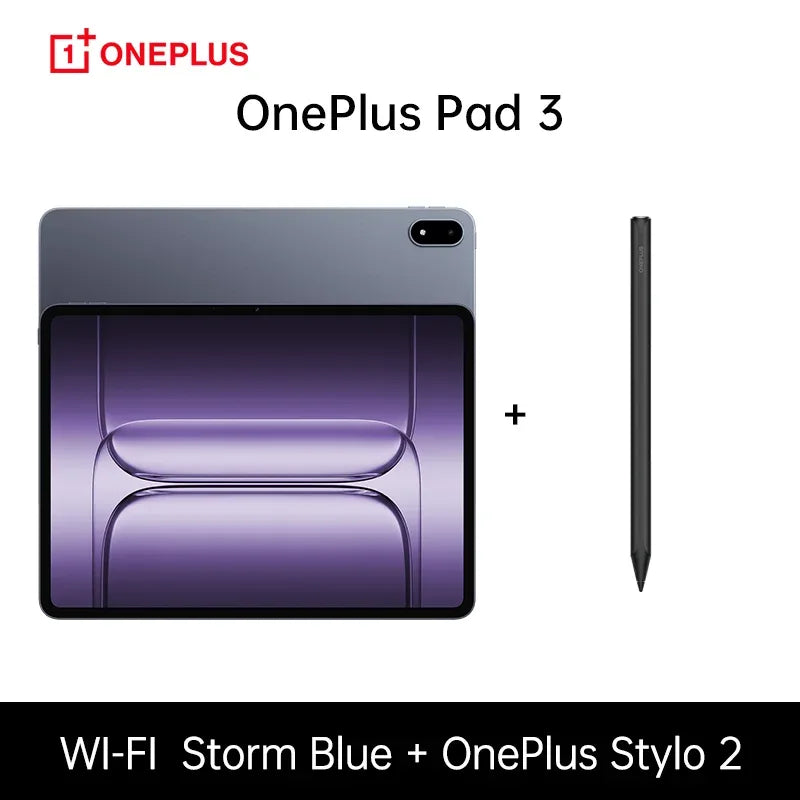Global Version OnePlus Pad 3 Snapdragon 8 Elite 13.2inches 144Hz Screen 12140mAh Battery 13MP Rear Camera 8 Speakers 80W Charge