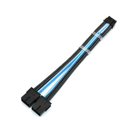 Custom 12VHPWR 12+4Pin to 2pcs PCI-E 8Pin GPU Graphics Video Card 16AWG PCIE 5.0 Cable RTX3090Ti Power Supply Extension Cable