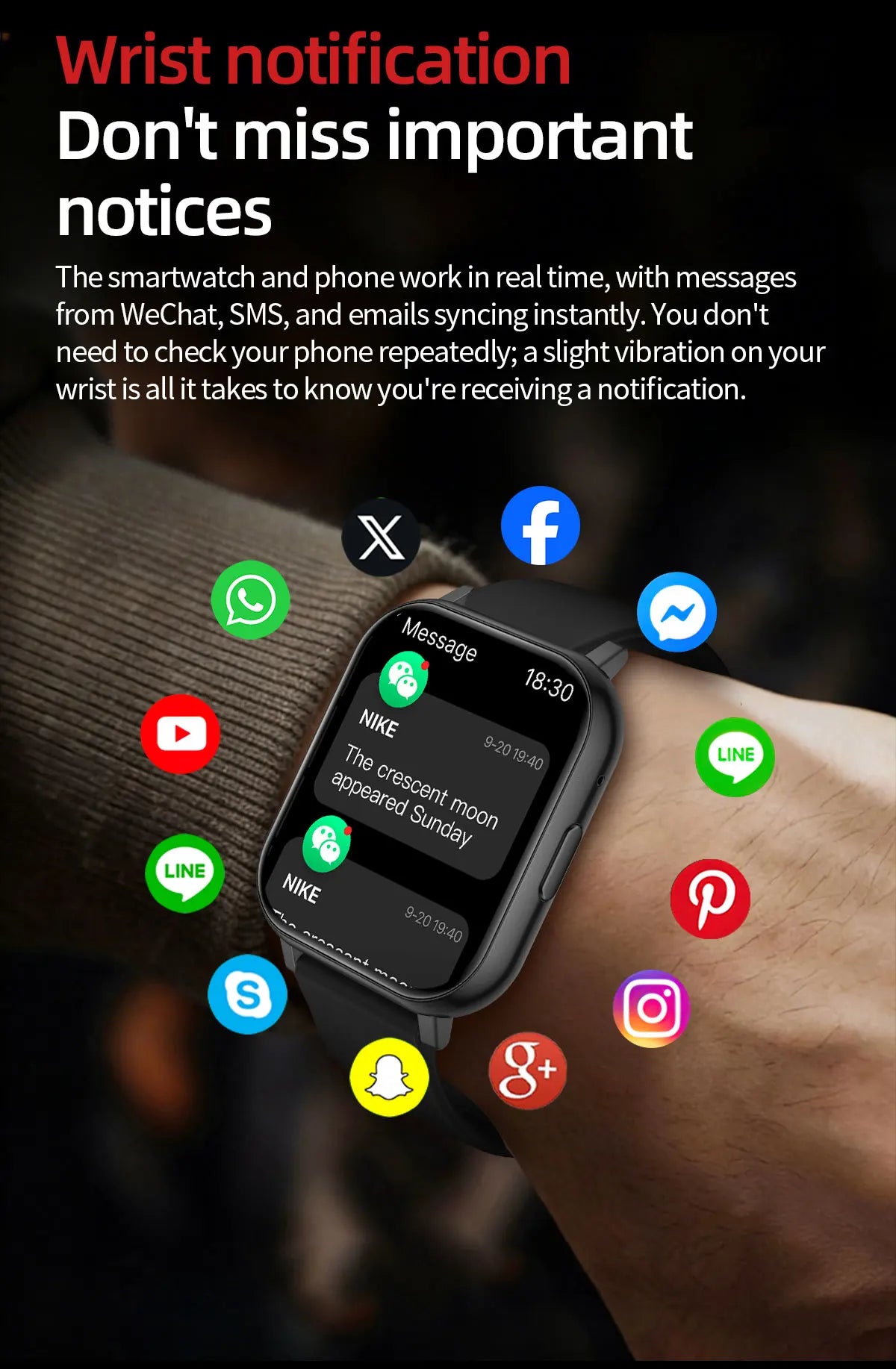 LIGE 2026 New Health Monitor 1.83" HD Screen Fitness SmartWatch Call Reminder Bluetooth Call Waterproof Smart watch Men Women