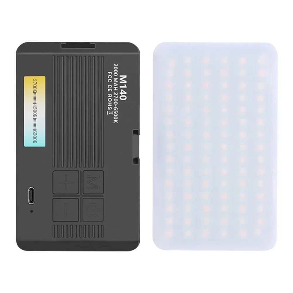 LED Camera Fill Light 2700-6500K RGB Video Light Rechargeable Handheld Fill Light Photography Lighting Accessories