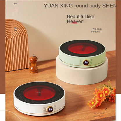 New Electric Ceramic Stove Home Mini Tea Cooker 2000W High Power Induction Cooktop Round Induction Cooker Kitchen Appliances 인덕션
