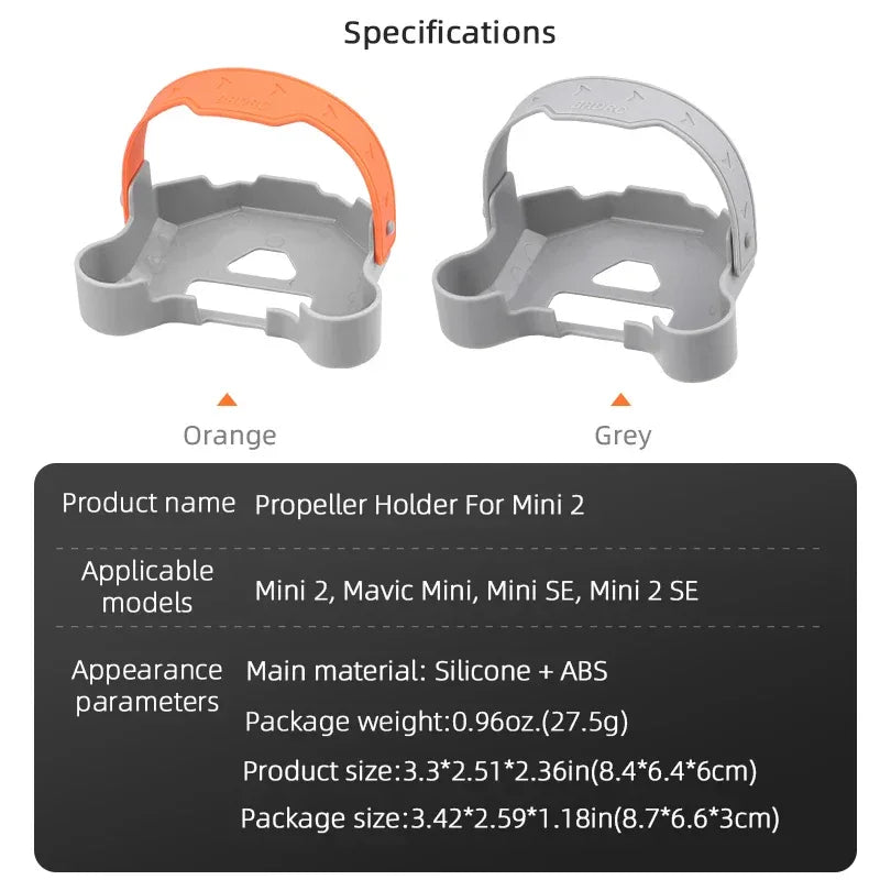Propeller Holder For DJI Mini 4K/Mini 2 SE Drone Wings Stabilizer Bracket Blade Mount Protective Belt For Mavic Mini Accessories