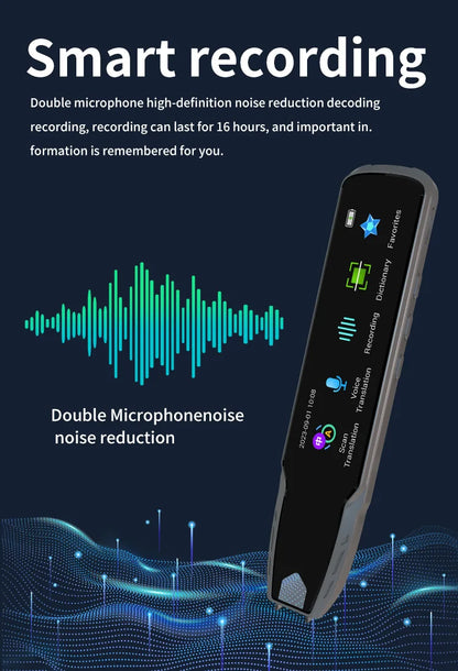 Handheld Multilingual Translation Pen With Touchscreen Offline Scan For Translation Pen Multi-language / ScanningDictionary Pen