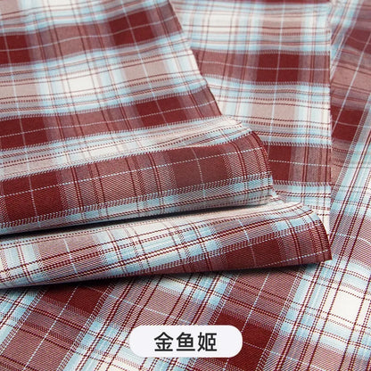 Plaid Fabric By The Meter for Japanese Jk Uniform Skirts Clothing Hair Band Clothes Pillowcases DIY Sewing Textile Anti Wrinkle