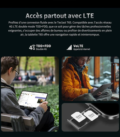 【New】2025 Teclast T65 13.4 Inch Android 16 Tablet 1920X1200 120Hz T7280 8-Core 20Gb Ram (8Gb+12Gb Expansion) 128Gb Rom 4g