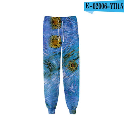 New Hot Sale 3D Print Tie Dye Pink and Green Pants Colorful Psychedelic Trousers Streetwear Men/Women Sweatpants