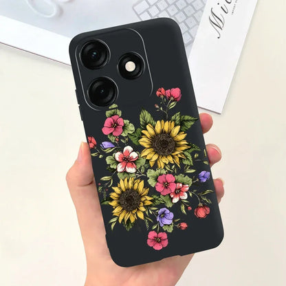 For Tecno Spark 20 Case Spark 20C BG7n Prety Girls Butterfly Painted Phone Case For Tecno Spark 20 Pro Spark20 C Soft TPU Fundas