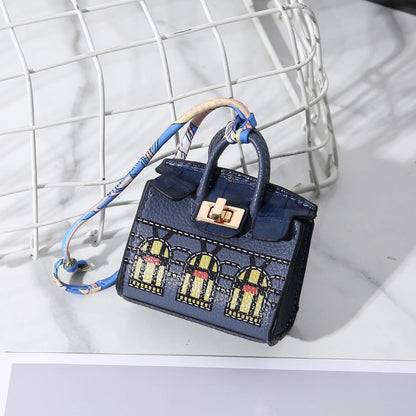 2026 New Mini House Small Bag, Handheld, Portable, Hand Rope, Bluetooth Earphone Bag, Zero Wallet, Multi Functional Small Bag