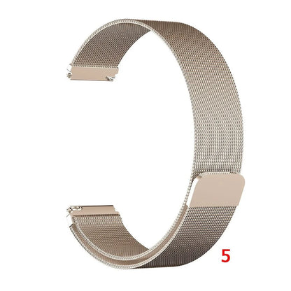 Milanese Strap For Garmin Vivoactive 6 5 4 4s 3 Venu 2 2Plus 2s 3 3s Venu4 SQ 2 Music 18 20 22mm Stainless Steel SmartWatch Band