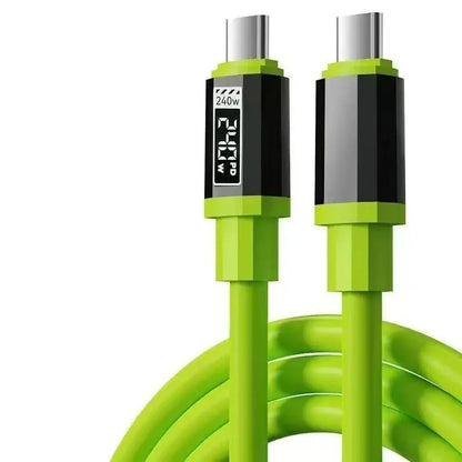 PD 240W Fast Charging USB Type-C to Type-C Cable for Huawei, Xiaomi, Samsung, OPPO, VIVO