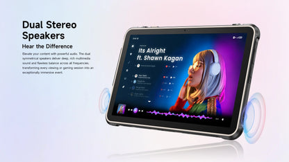 [Built-in eSIM] Ulefone RugKing Pad 2 Pro Rugged Tablet 10200mAh 10.1"Up to 16GB RAM,256GB ROM Android 16 48MP 10.1"  4G Global