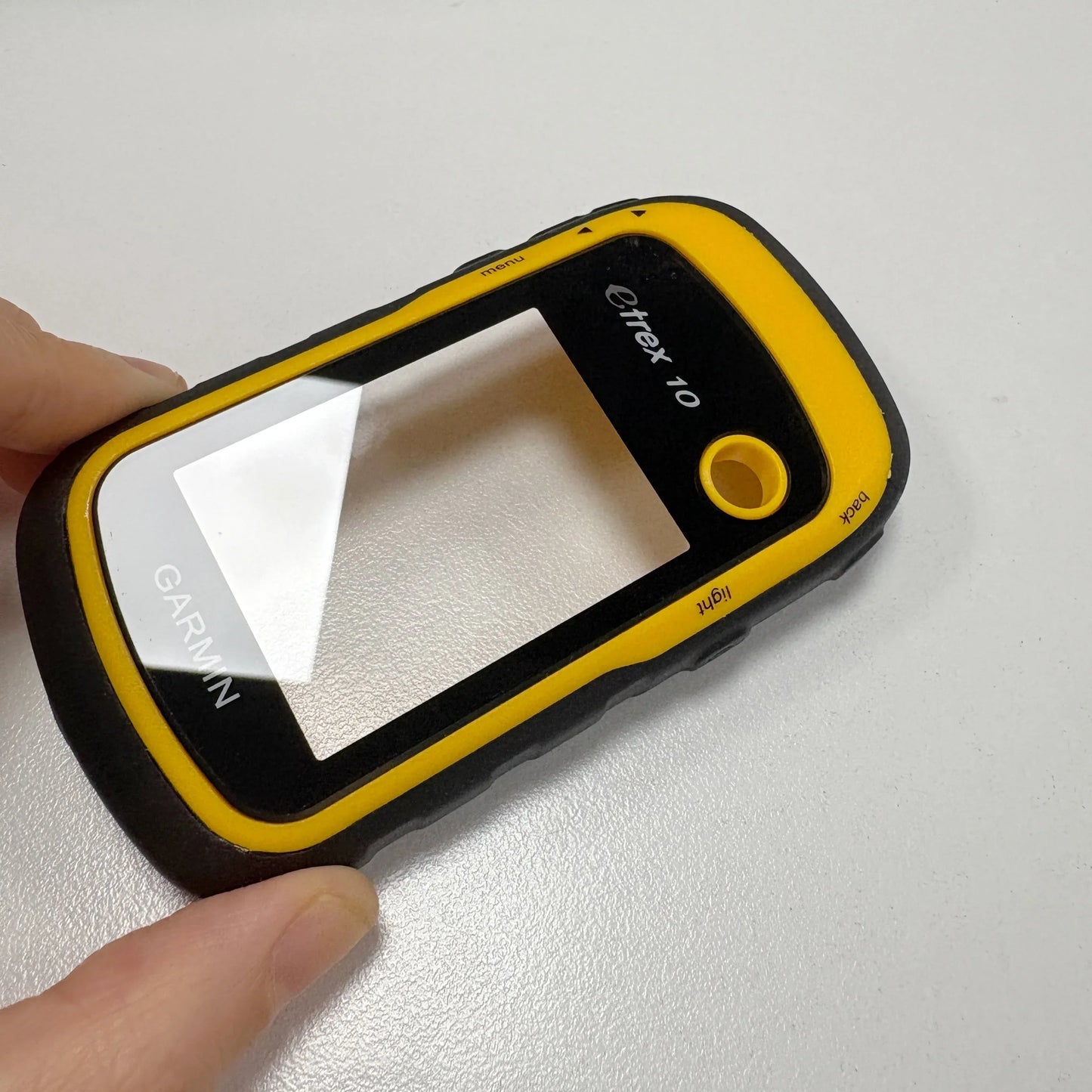 For Etrex 10 Etrex10 Front Cover GSP Handheld Part Repair Glass Panel With Yellow Housing Shell