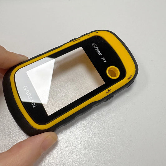For Etrex 10 Etrex10 Front Cover GSP Handheld Part Repair Glass Panel With Yellow Housing Shell
