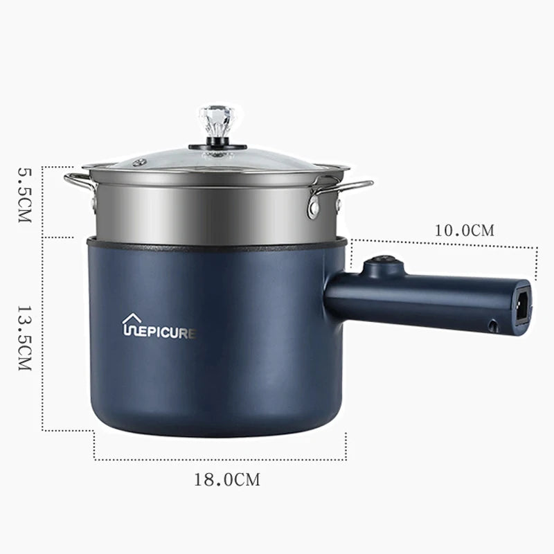 Multifunction Cooker Household Single/Double Layer Hot Pot Electric Rice Cooker Student Dormitory Mini Non-stick Pan Pots EU/US