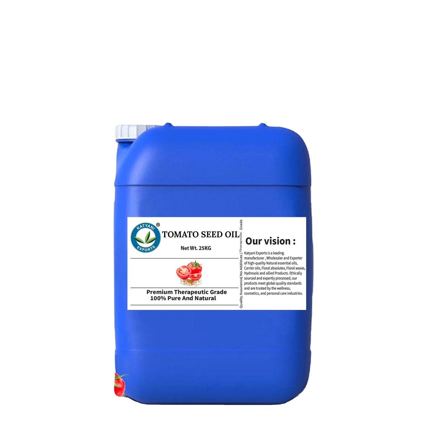 Mild Characteristic Herbal Aroma 1 KG Tomato Seed Carrier Oil - For Skincare & Haircare Formulations - OBM B2B Bulk Manufacturer