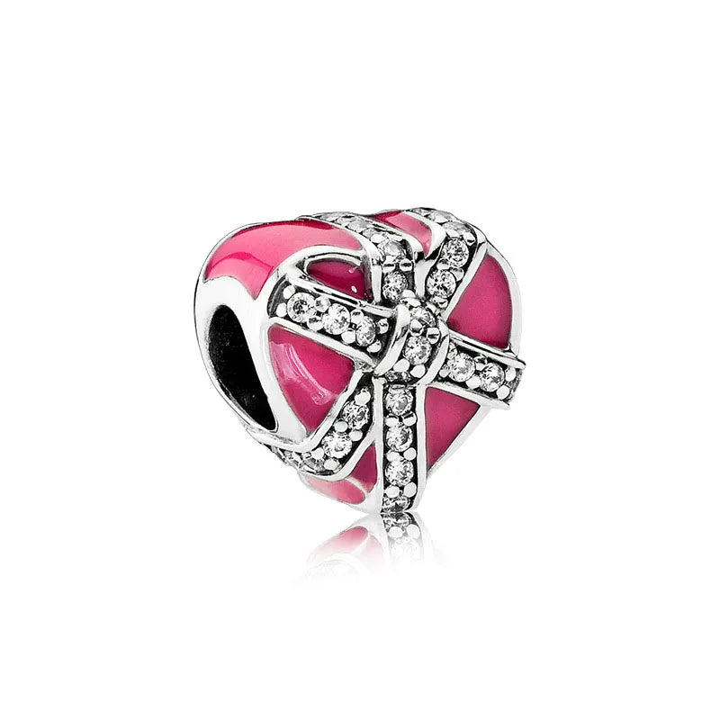 The New 925 Sterling Silver Charm Mother's Day Queen Crown Gift Box Fits Women Jewelry With Original Bracelet Accessories