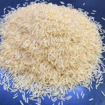 1401 Golden Sella Basmati Rice Premium Aged Long Grain Aromatic Parboiled Export Quality Bulk Supply from Saanvisha Global India
