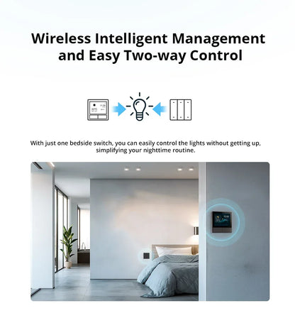 SONOFF NSPanel Smart Scene Wall Switch EU/US Integrated HMI Panel Home Automation Thermostat Smart HomeWorks with Alexa Alice