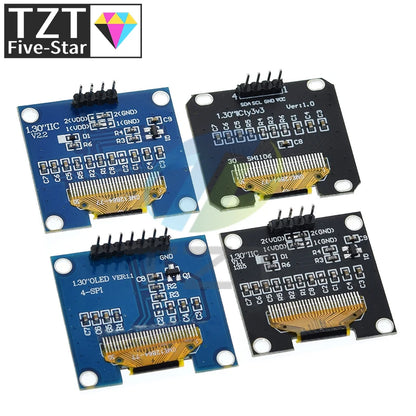 1.3 inch OLED module SPI/IIC I2C Communicate white/blue color 128X64 1.3 inch OLED LCD LED Display Module 1.3" OLED Module
