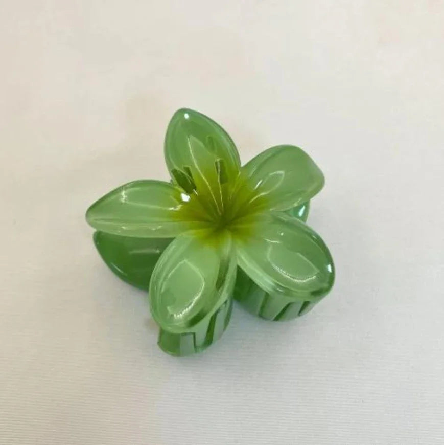 New Flower Shape Hair Claw Clips for Women Girls Barrette Crab Claw Clip Ponytail Hairpins Bath Beach Headwear Hair Accessories