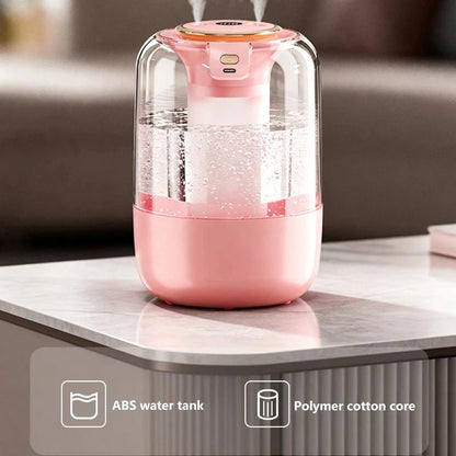 Humidifier USB Double Spray Quiet 2L Large Capacity Humidifier Home Dormitory Office Bedroom Desktop with Night Light
