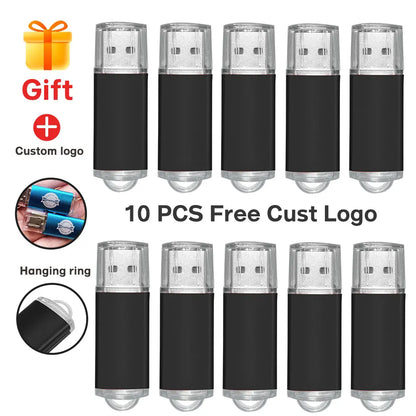 10PCS/lot Pen Drive 8GB 4GB 2GB 1GB USB Flash Drive 16GB Flash Disk 128MB 256MB 512MB Memory Flash Disk 2.0 Free Custom Logo