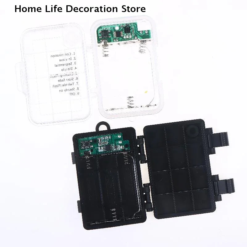 【TG】1 Set 3 Sections AA Battery Holder 3V No.5 Waterproof And Dustproof Battery Cartridge With Timing Function Battery Storage