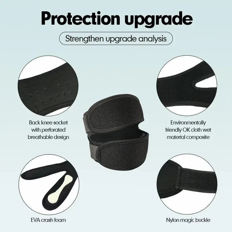 1 PCS Adjustable Sports Knee Pad Patella Band Elastic Bandage Band Football Basketball Sports Knee Pad Fitness Sport Knee Brace