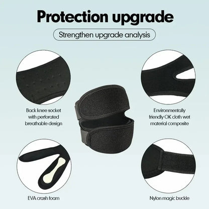 1 PCS Adjustable Sports Knee Pad Patella Band Elastic Bandage Band Football Basketball Sports Knee Pad Fitness Sport Knee Brace