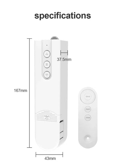 Tuya Smart Blind Motor USB Wifi  Automatic Electric Roller Shutter Shadows App Control Lifting Curtain Opening Closing Driver