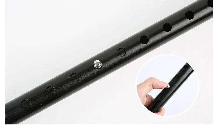1pc Old People Crutch 60-94cm Telescoping Aluminum Alloy Rod Walking Stick T-handle with Lamp
