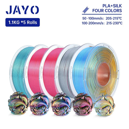 JAYO PLA/PLA META/PETG/SILK/PLA+/Wood/ ABS/Marble 3D Printer Filament 1.75mm 5KG 3D Printing Materials for 3D Printer&3D Pen