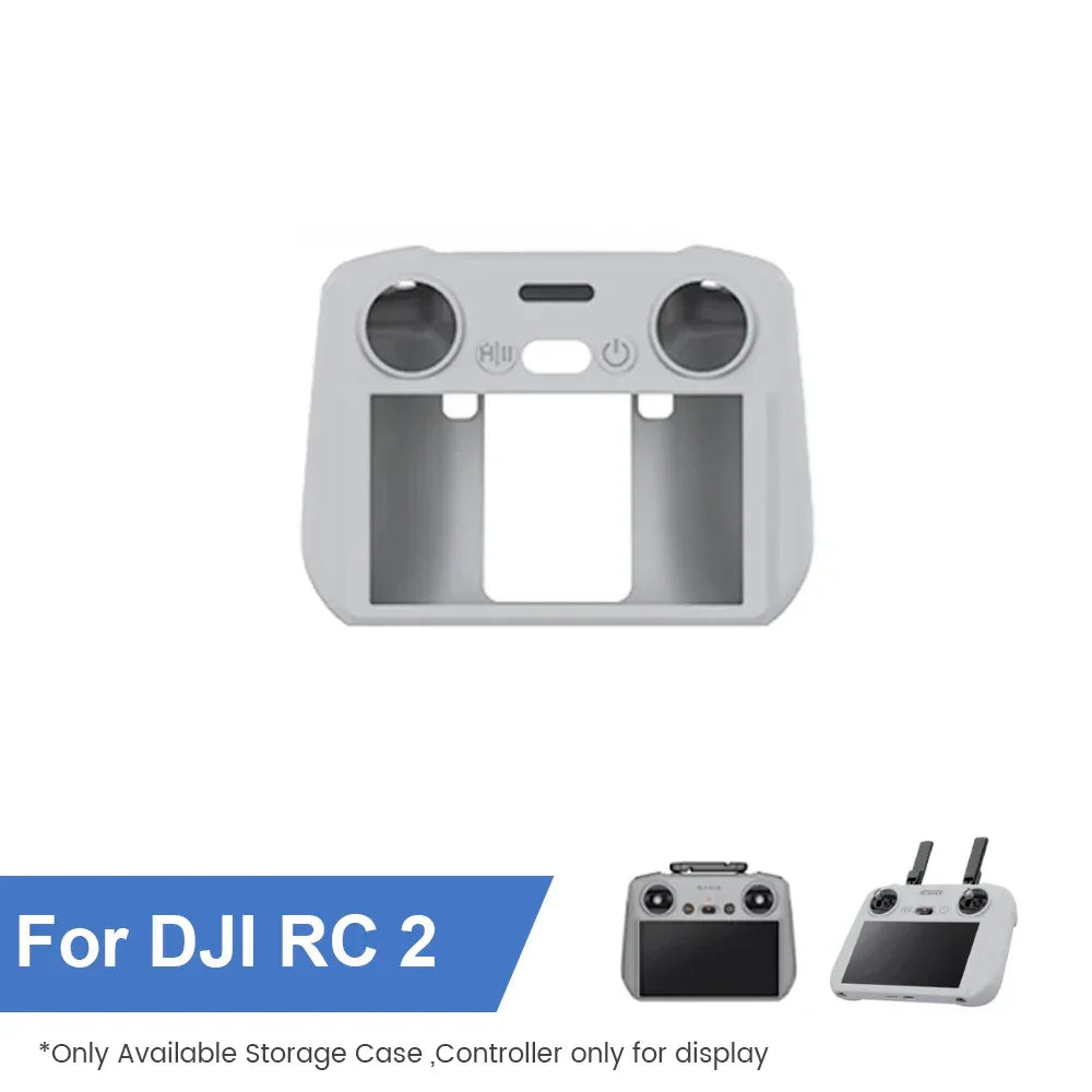 Silicone Case Protective Cover for DJI Mini 3/Mini 4/Mini 5 Pro/Flip/AIR 3S/Mavic 3/4 Pro/Neo/RC/RC 2 Remote Control Accessories
