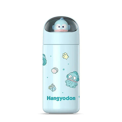 350MLStainless Steel Thermos Cups Student Kids Anime Cartoon Vacuum Flask Cute kitten/Dog/Bear Insulated Water Bottles Tumbler