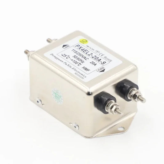 AC Power Filter PX4EL2-30A-S Dual-Stage High-Current EMI Suppression