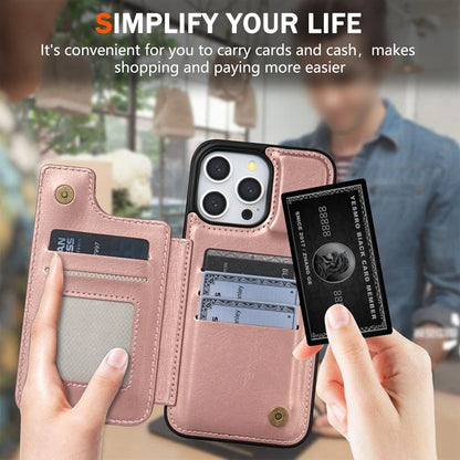 Wallet RFID Blocking Layer Protect Anti-Theft Magnetic Leather Case For iPhone Air 17 Pro Max 16e 15 Plus 14 13 12 11 Card Bag