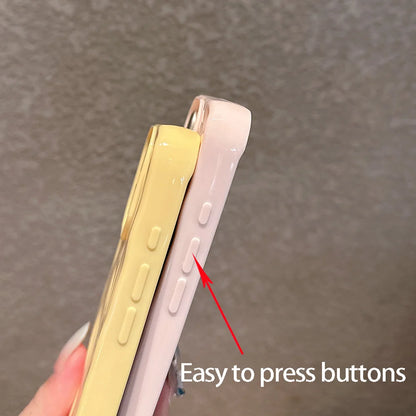 Luxury Soft Silicone For iPhone 11 12 13 14 15 16 17 Pro Max Plus Wave Fold Pattern Candy Bumper Back Cases Protective Cover