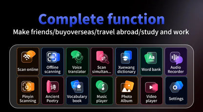 Translation Pen For Teacher Student Smart Voice Scan Translator Pen Multifunction Dictionary Translation Business Travel Abroad