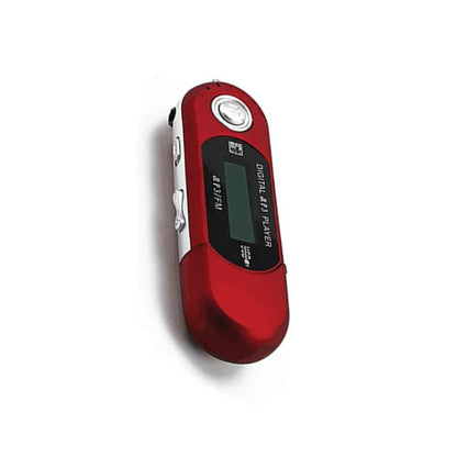MP3 Mini Player Support 32G TF Card Flash Drive Lightweight LCD Music Player 3.5mm Audio Jack One Finger Control with Card Slot