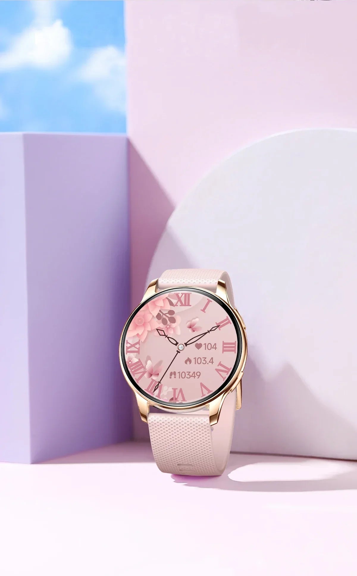 New Original Ultra Thin Women SmartWatch 1.32"AMOLED Display HD 466*466 Always Show Time Call Reminder for Women Smartwatch gift