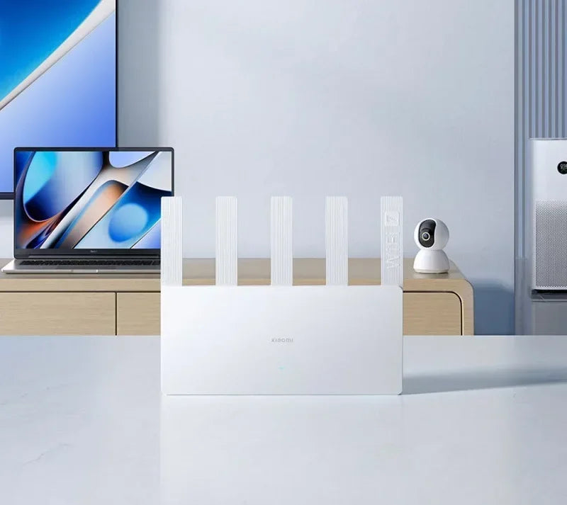 Xiaomi BE5000 Router Wi-Fi 7 Dual-Band Mesh System 2.4/5GHz with 2.5G Port IPTV Support OFDMA Signal Boost for Home or Gaming