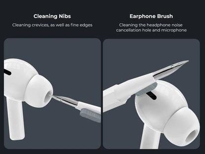 K&F Concept 20in1 iPhone AirPods Multifunction Cleaning Kits Brush Cleaning for Labtop Mobile Screen Keyboard Camera Lens