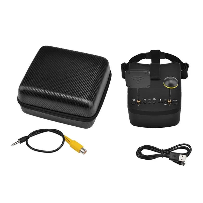 ELEC-LS-800D FPV Goggles 5.8G 40CH 5Inch 854X480 DVR Recording/Storage Dual Antennas 2000Mah For RC Racing Drone