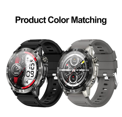 NORTH EDGE NEW GPS Smart Watch 1.43'' HD AMOLED Display Built-in GPS Altitude Barometer Compass Bluetooth Phone Call Smartwatch