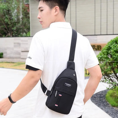 Men's Waterproof Fanny Pack with Adjustable Strap for Outdoor Activities Large Capacity Travel Running Hiking Cycling
