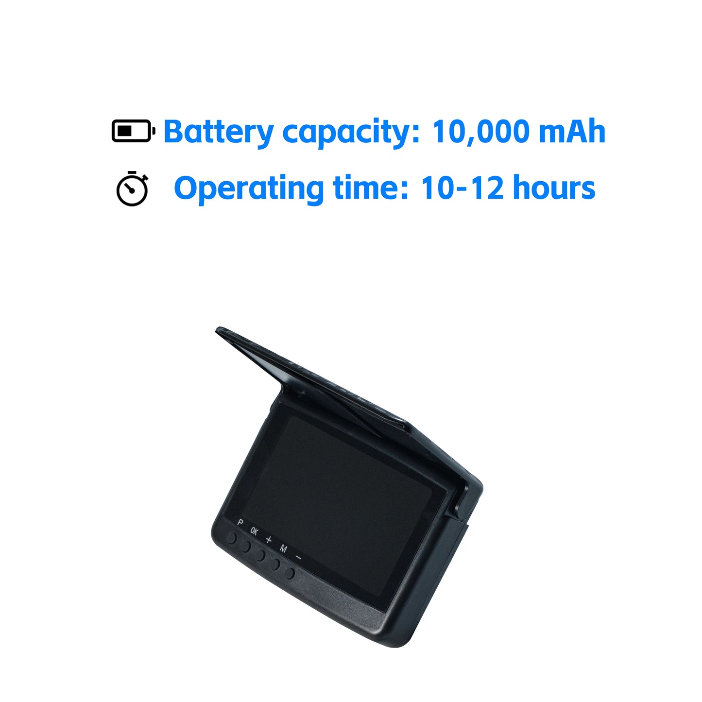 Underwater Fishing Camera Display | 5-Inch 1080P HD Display, AHD/CVBS Dual Signals, Video Recording, 3.5mm Headphone Jack