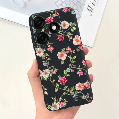 For Tecno Spark 20 Case Spark 20C BG7n Prety Girls Butterfly Painted Phone Case For Tecno Spark 20 Pro Spark20 C Soft TPU Fundas
