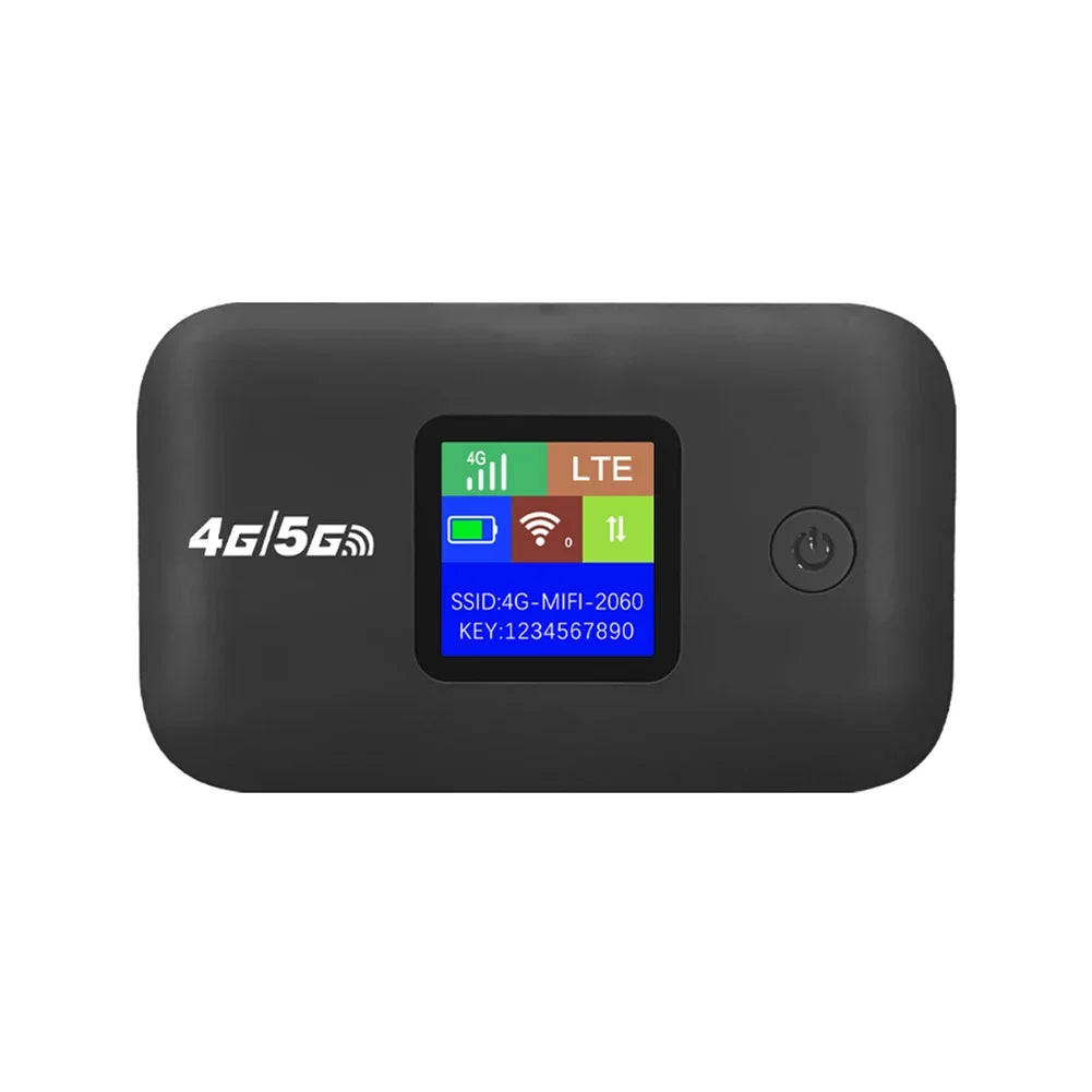 4G/5G Mobile WIFI Router 150Mbps 4G LTE Wireless Router 3500mA Portable Pocket MiFi Modem with Sim Card Slot Mobile WiFi Hotspot