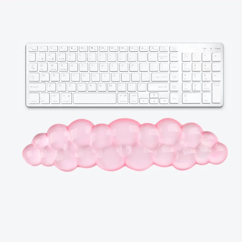 Mouse pad Wrist antislip silicone transparent Wrist brace Support Mat Memory Wrist Mouse Pad Computer Laptop keyboard Mat