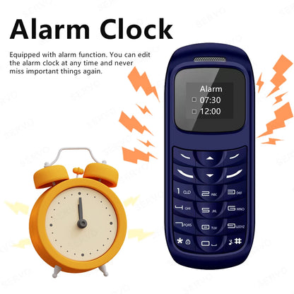 SERVO BM70 Mini Mobile Phone 2SIM Standby Bluetooth Dialer Call Recording Magic Voice MP3 Player Blacklist Small Cheap Cellphone